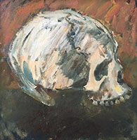 'Little skull'
Oil on canvas, 22 x 22cm
2020 