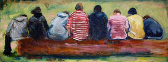 ‘Youth’ 66 x 25 cm oil on canvas