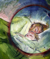 ‘Sleeping’ 70 x 100 cm oil on canvas