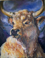 ‘bull’ 150 x 200 cm oil on canvas 